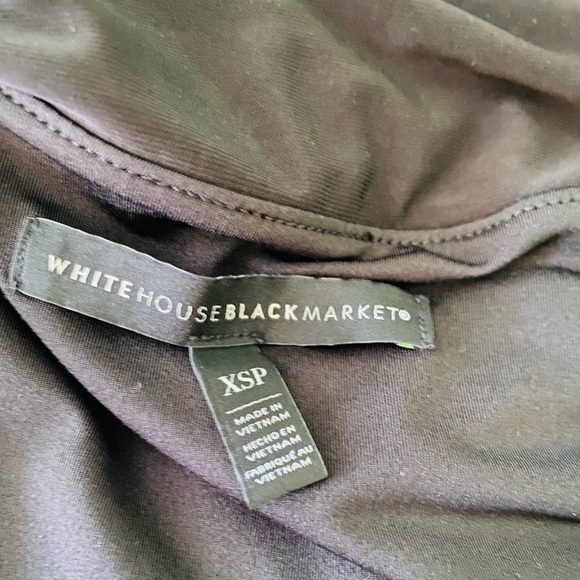 White House Black Market Fitted Off-the-Shoulder Blouse Size XSP - Picture 5 of 6